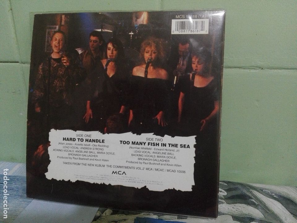 Discos de vinilo: THE COMMITMENTS  HARD TO HANDLE  SINGLE SPAIN 1992 PDELUXE - Foto 2