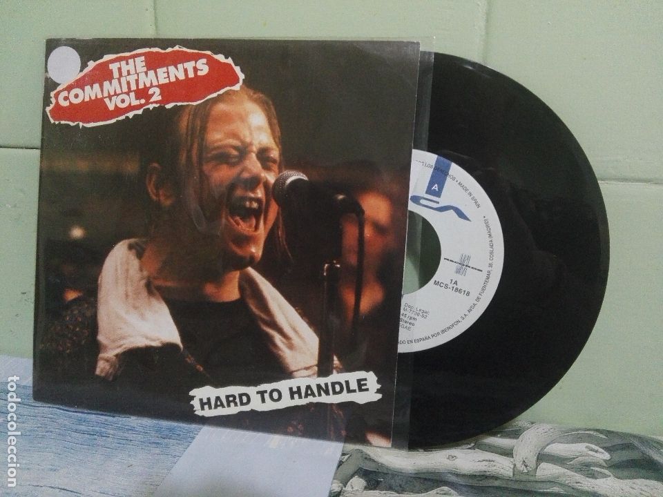 Discos de vinilo: THE COMMITMENTS  HARD TO HANDLE  SINGLE SPAIN 1992 PDELUXE - Foto 1