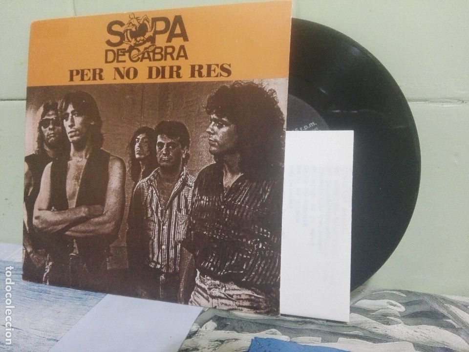 Discos de vinilo: SOPA DE CABRA PER NO DIR RES  SINGLE SPAIN 1990 PDELUXE - Foto 1
