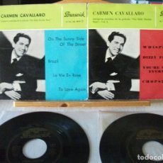 Discos de vinilo: LOTE DE 2 EPS DE CARMEN CAVALLARO , INTERPRETA MELODIAS DE LA PELICULA THE EDDY DUCHIN STORY Y V 2