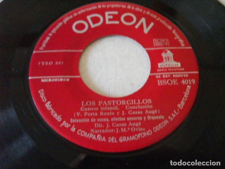 Discos de vinilo: EP DEL CUENTO INFANTIL LOS PASTORCILLOS - Foto 3