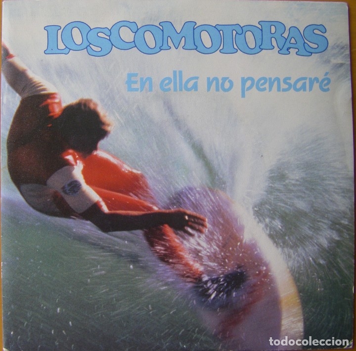 Discos de vinilo: Loscomotoras, En Ella No Pensar&eacute;, Virgin-COM-1 - Foto 1
