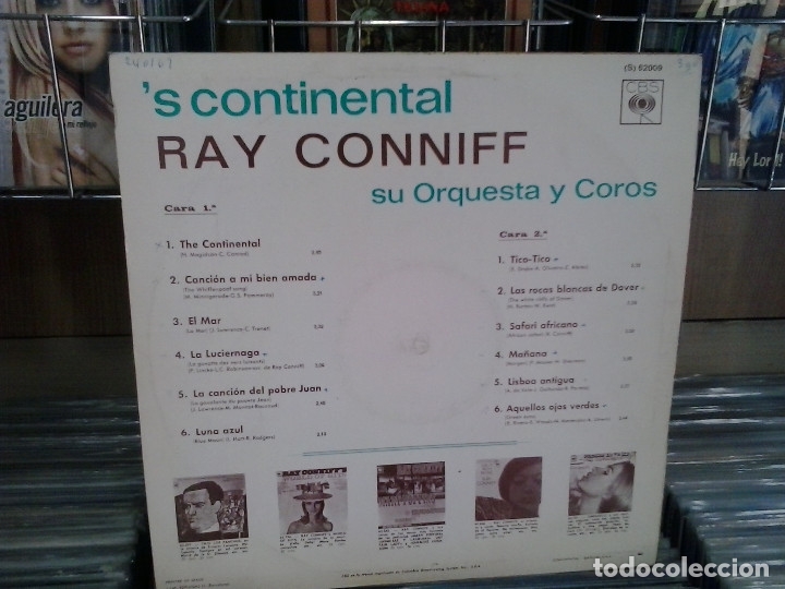 Discos de vinilo: LMV - Ray Conniff. S continental. CBS 1967, ref. 62009 - Foto 2