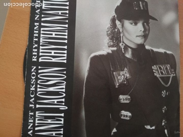 Discos de vinilo: Janet Jackson Rhythm Nation SINGLE - Foto 1