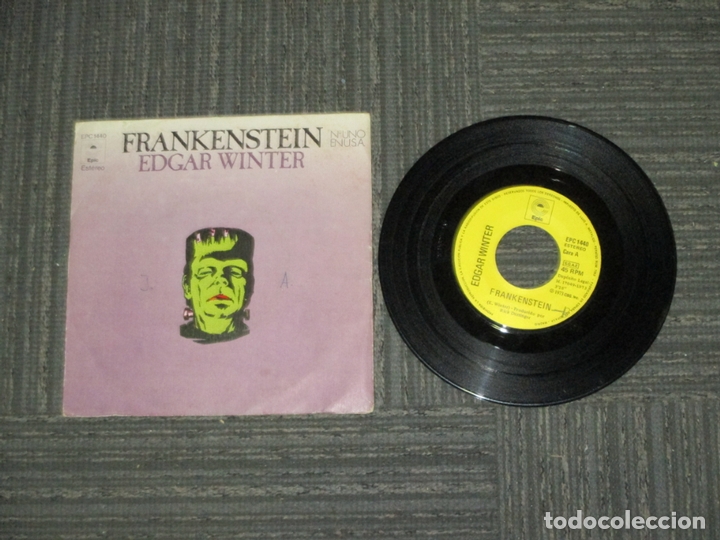 Discos de vinilo: EDGAR WINTER - FRANKESTEIN - SINGLE - SPAIN - EPIC - L - - Foto 1