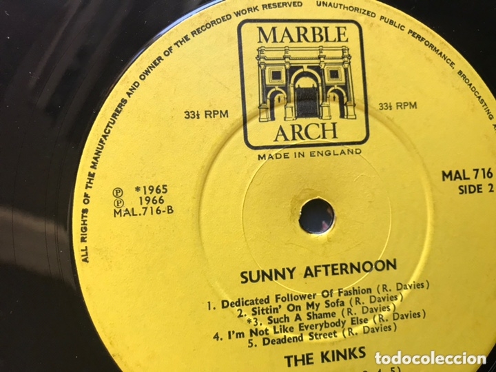 Discos de vinilo: Sunny afternoon. The Kinks - Foto 8