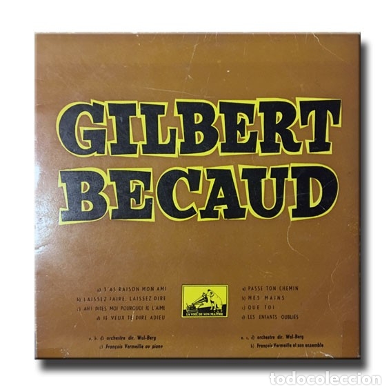 Discos de vinilo: Gilbert B&eacute;caud - Mes Grands Succ&egrave;s - Foto 1