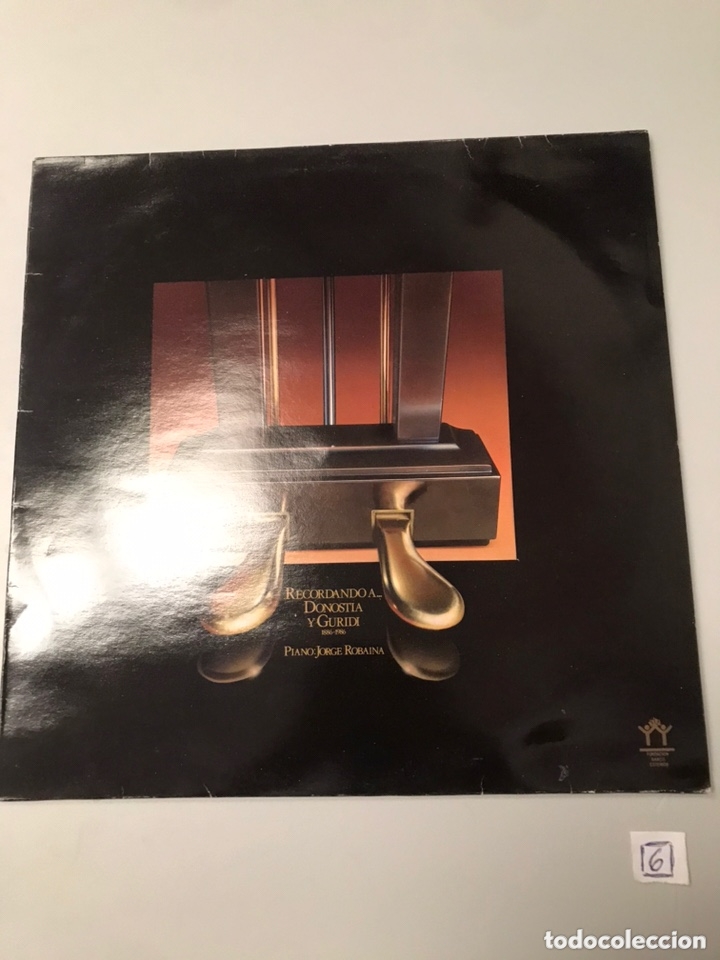 Discos de vinilo: JORGE ROBAINA - RECORDANDO A DONOSTIA Y GURIDI - LP - Foto 1