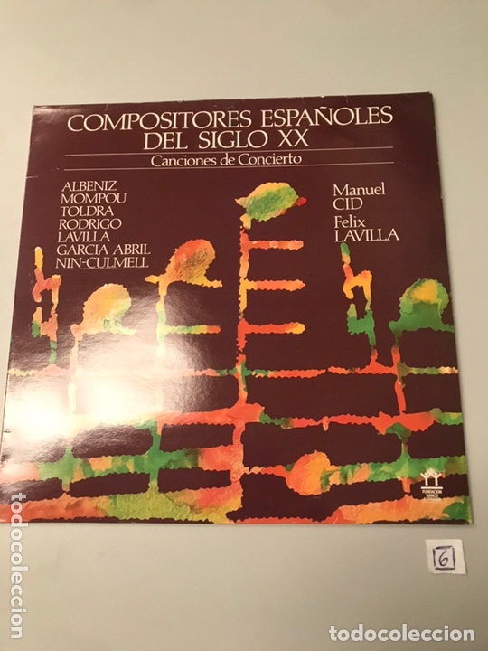 Discos de vinilo: COMPOSITORES ESPA&Ntilde;OLES DEL SIGLO XX - Foto 1