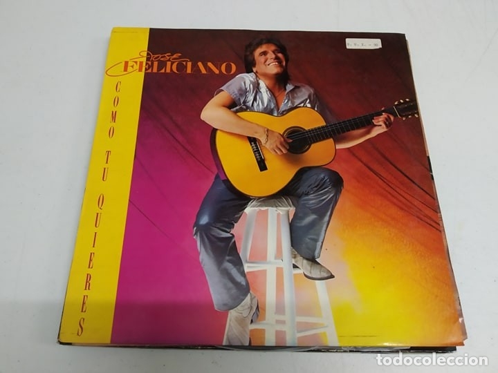 Vinyl records: Jos&eacute; Feliciano---Como Tu Quieres