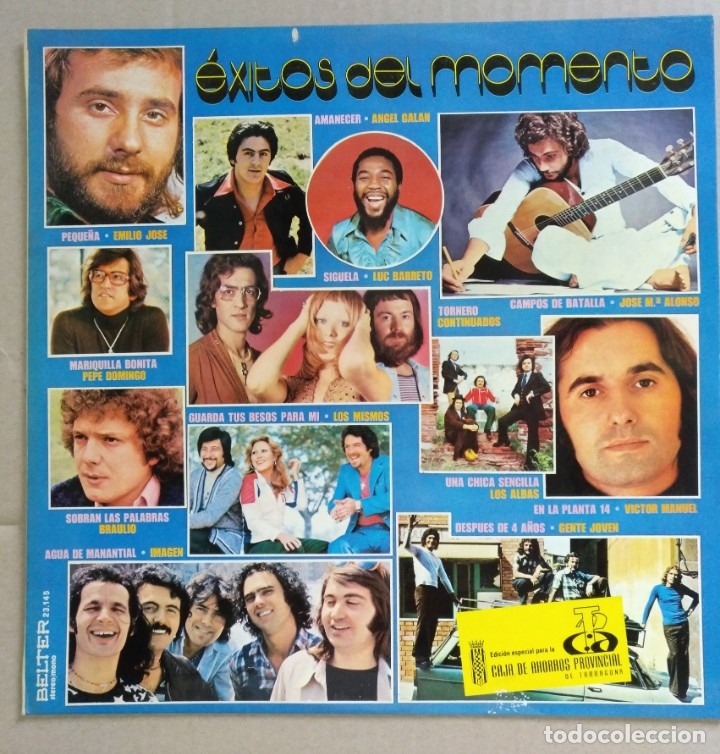 Vinyl-Schallplatten: musica, disco vinilo lp&acute;s, lp - exitos del momento, caixa tarragona - belter