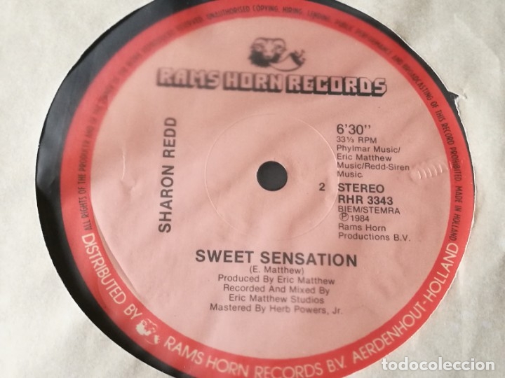 Discos de vinilo: Sharon Redd - Liar On The Wire - 1984 - Foto 3