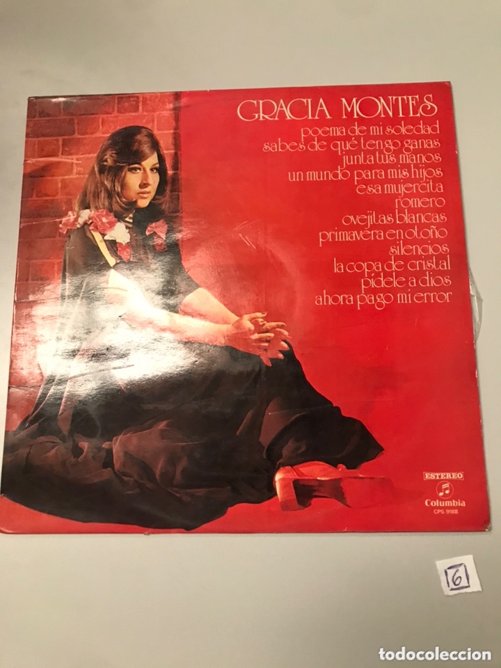 Discos de vinilo: GRACIA MONTES LP - Foto 1