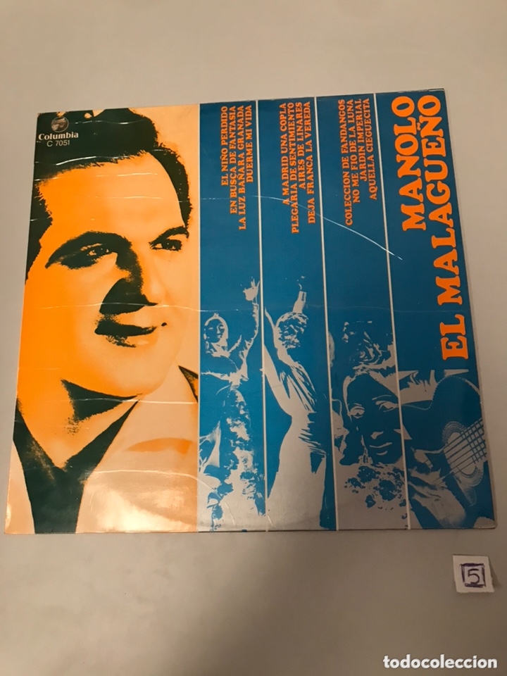 Discos de vinilo: Manolo el Malague&ntilde;o (Vinilo LP) - Foto 1