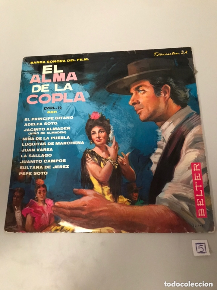 Discos de vinilo: LP - EL ALMA DE LA COPLA - Foto 1