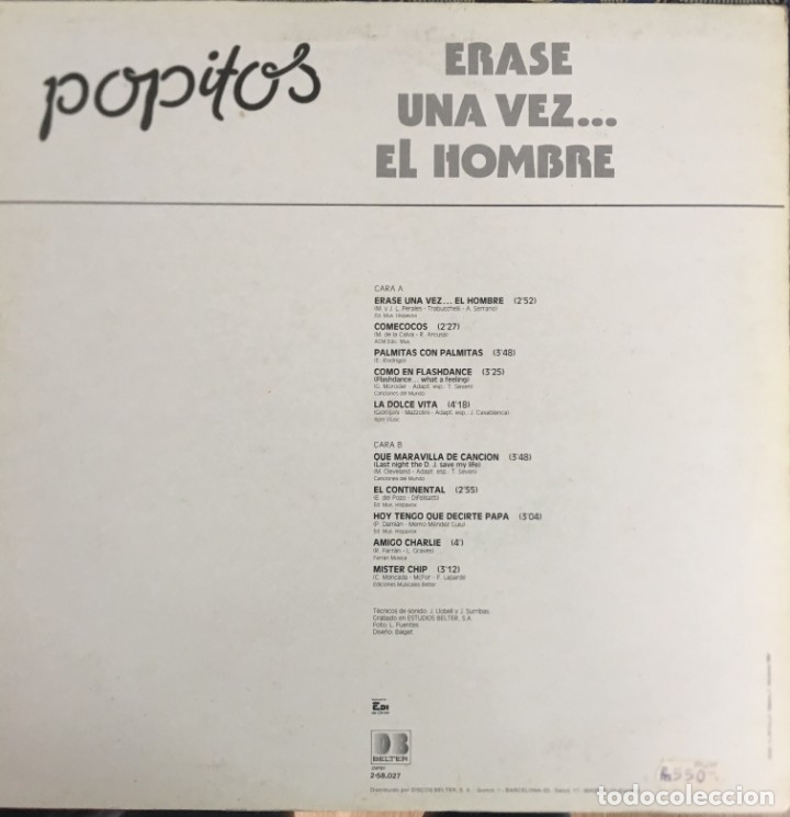Erase Una Vez El Hombre Cancion