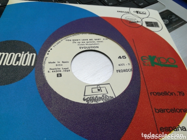Discos de vinilo: Evolution single promocional fresch garbage 1969 - Foto 2