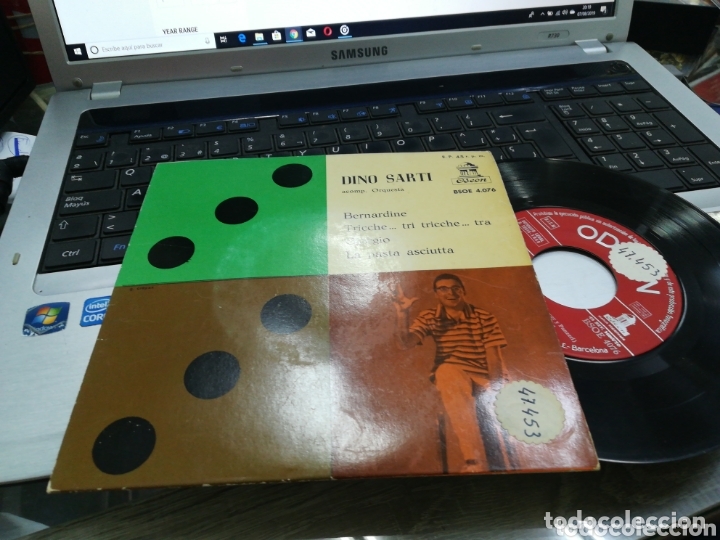 Dischi in vinile: Dino sarti ep Bernardine + 3 espa&ntilde;a 1958