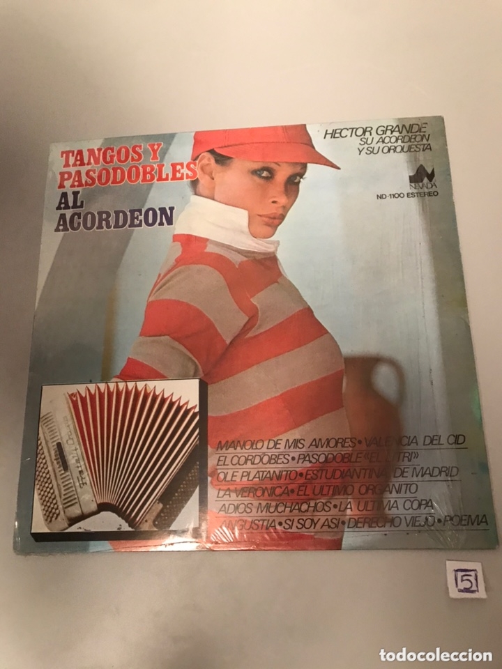Discos de vinilo: TANGOS Y PASOBLES DE ACORDE&Oacute;N - Foto 1