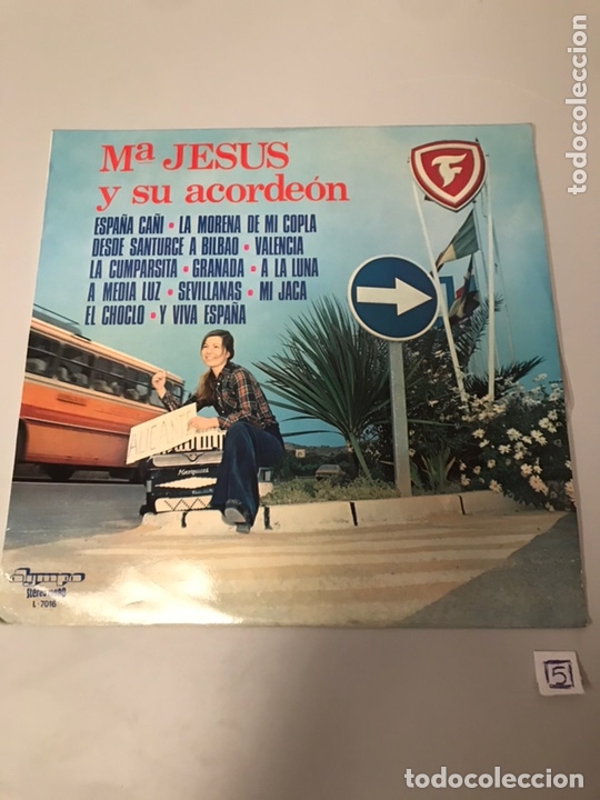 Discos de vinilo: MA JES&Uacute;S Y SU ACORDE&Oacute;N - Foto 1