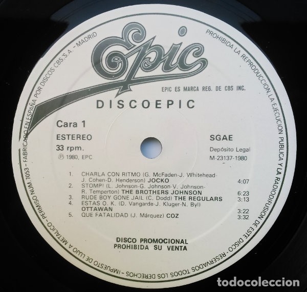 Discos de vinilo: Various &lrm;&ndash; Discoepic - Foto 2