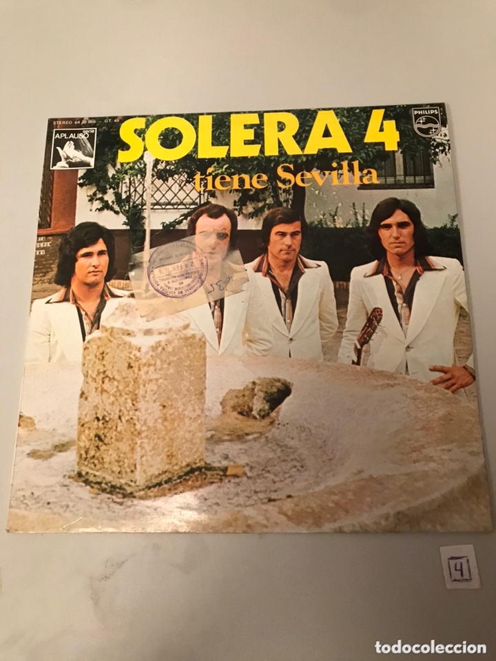 Discos de vinilo: LP Vinilo. Solera 4. Tiene sevilla - Foto 1
