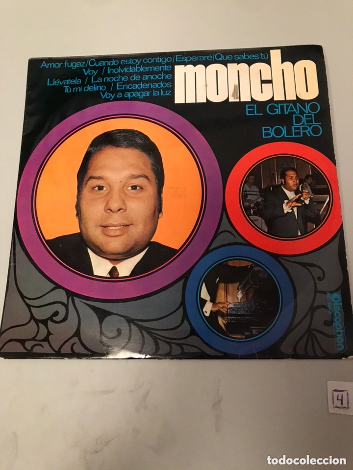 Discos de vinilo: MONCHO EL GITANO DEL BOLERO - Foto 1