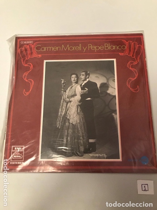 Discos de vinilo: CARMEN MOREL Y PEPE BLANCO - Foto 1