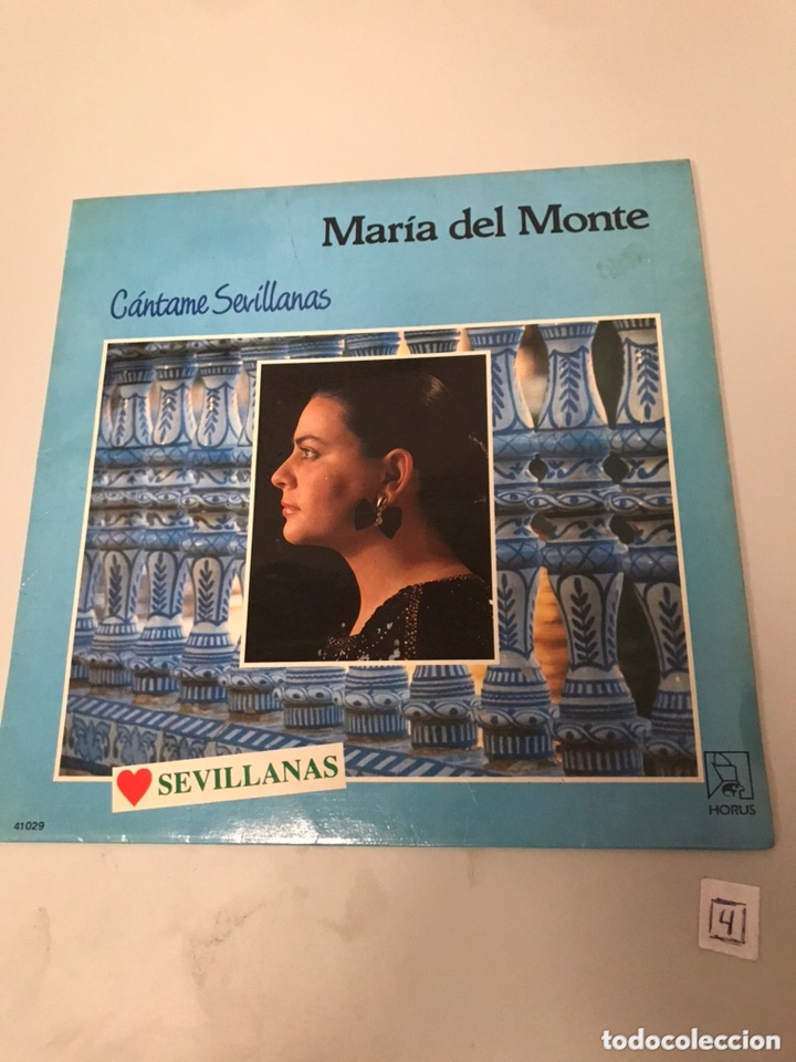 Discos de vinilo: Mar&iacute;a del Monte - C&aacute;ntame Sevillanas - Foto 1