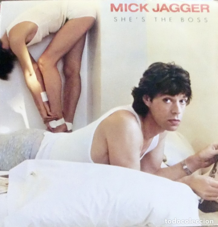 Discos de vinilo: MICK JAGGER - SHES THE BOSS LP + INSERT SPAIN 1985 - Foto 1