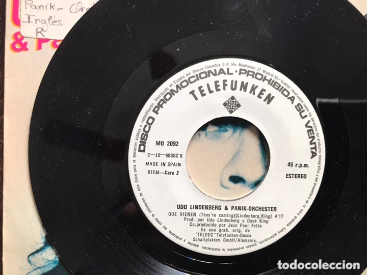 Discos de vinilo: Udo Lindenberg. Berl&iacute;n - Foto 4