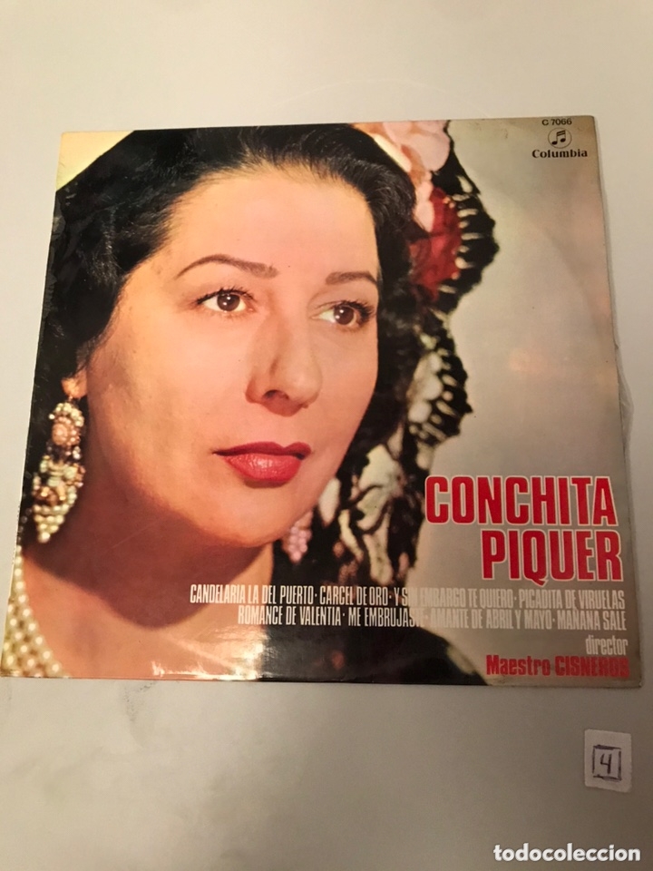 Discos de vinilo: CONCHITA PIQUER - CON MAESTRO CISNEROS - Foto 1