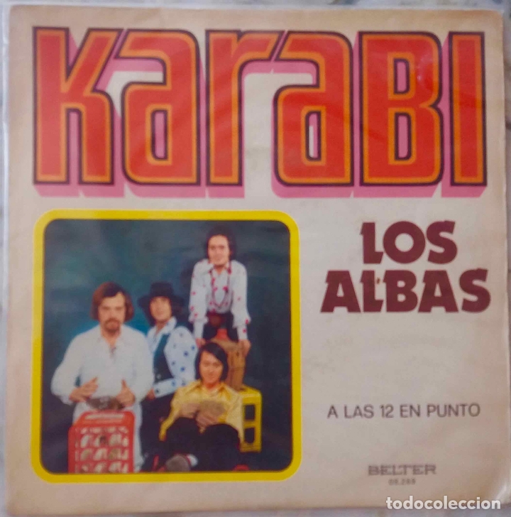 Discos de vinilo: LOS ALBAS. KARABI. SINGLE ESPA&Ntilde;A - Foto 1
