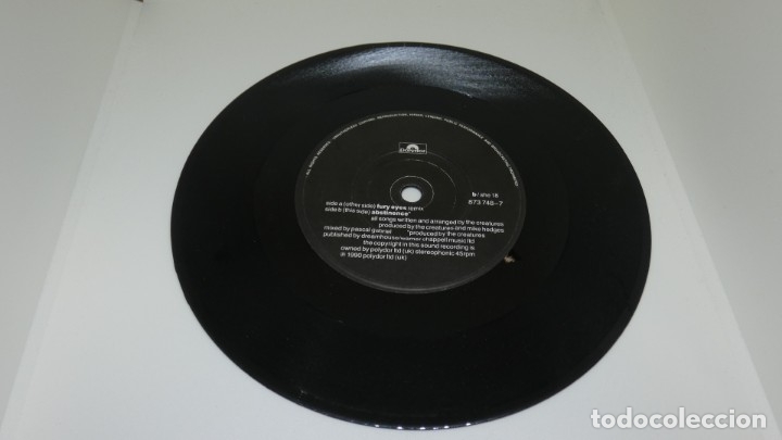 Discos de vinilo: DISCO SINGLE FURY THE CREATURES EYES REMIX - Foto 3