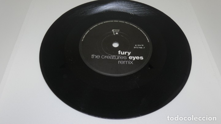 Discos de vinilo: DISCO SINGLE FURY THE CREATURES EYES REMIX - Foto 4