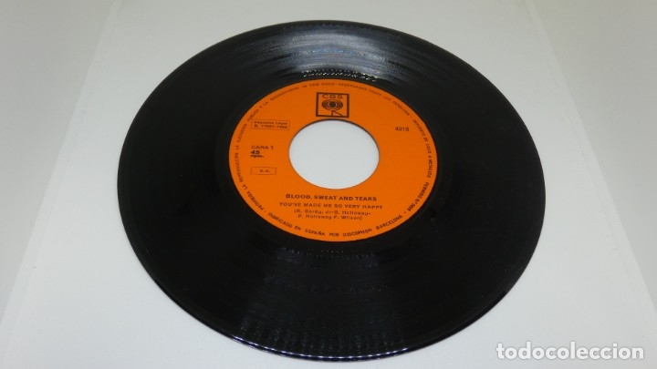 Discos de vinilo: DISCO SINGLE VINILO BLOOD , SWEAT AND TEARS . - Foto 3