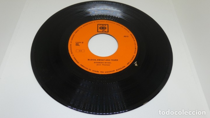 Discos de vinilo: DISCO SINGLE VINILO BLOOD , SWEAT AND TEARS . - Foto 4