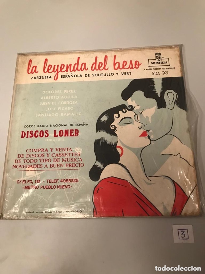 Discos de vinil: La leyenda del beso