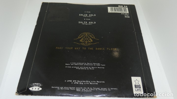 Discos de vinilo: DISCO SINGLE VINILO ASHLEY AND JACKSON . SOLID GOLD . - Foto 2