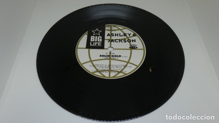 Discos de vinilo: DISCO SINGLE VINILO ASHLEY AND JACKSON . SOLID GOLD . - Foto 3