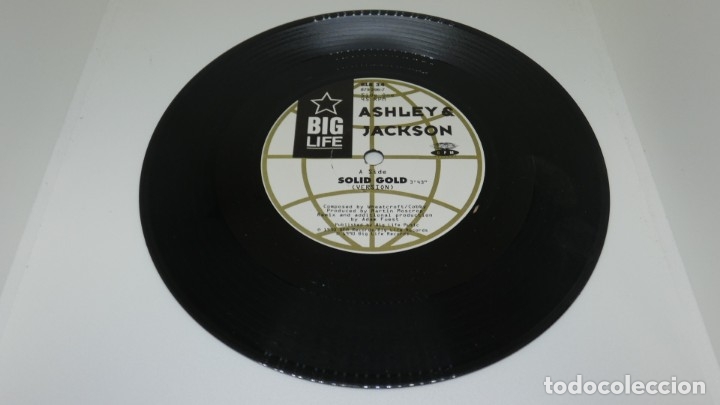 Discos de vinilo: DISCO SINGLE VINILO ASHLEY AND JACKSON . SOLID GOLD . - Foto 4