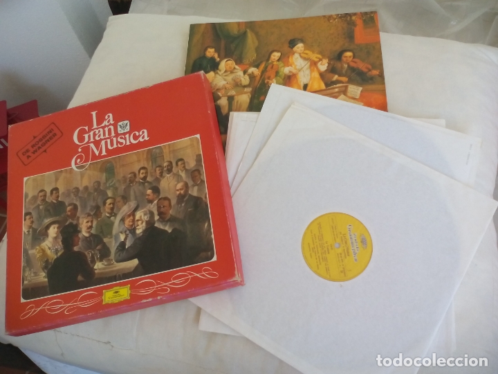 Discos de vinilo: LA GRAN MUSICA. DE ROSSINI A WAGNER.ESTUCHE CON 4 LPS CON LIBRETO apoteosis del barroco.D GRAMMOPHON