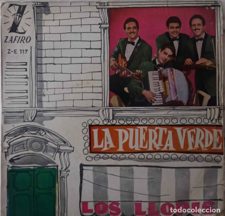 Disques de vinyle: LOS LLOPIS.LA PUERTA VERDE. EP ESPA&Ntilde;A