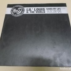 Discos de vinilo: LIL LOUIS & THE WORLD (MAXI) SAVED MY LIFE +3 TRACKS AÑO – 1992 – EDICION U.K.. Lote 173407354