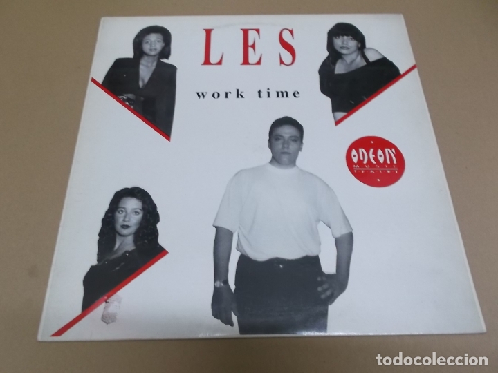 Discos de vinilo: LES (MAXI) WORK TIME +2 TRACKS A&Ntilde;O &ndash; 1992 - Foto 1