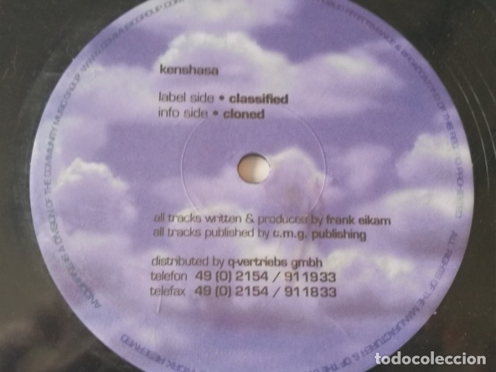 Discos de vinilo: Kenshasa - Classified / Cloned - 2001 - Foto 1