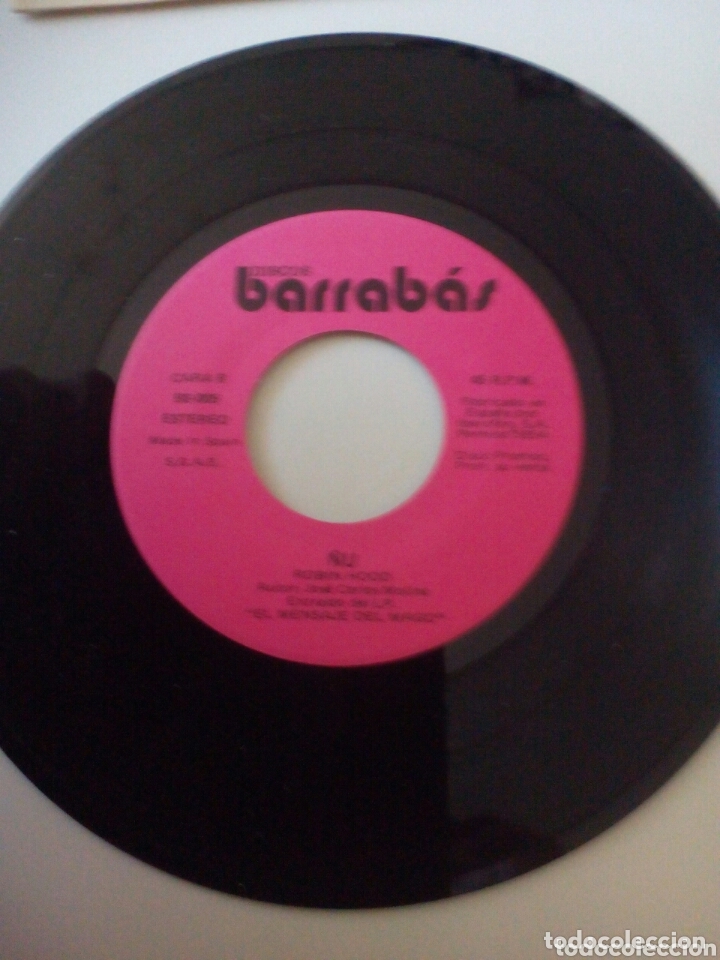 Discos de vinilo: SINGLE &Ntilde;U. BARRAB&Aacute;S. - Foto 3