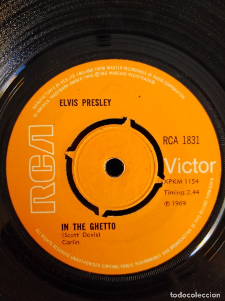 Discos de vinilo: ELVIS PRESLEY-ANY DAY NOW-IN THE GHETTO
