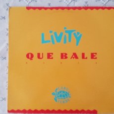 Discos de vinilo: LIVITY ‎– QUE BALE REMIX SELLO: WEA ‎– PRO 1076 FORMATO: VINYL, 12 45 RPM, MAXI-SINGLE, PROMO. Lote 173559485