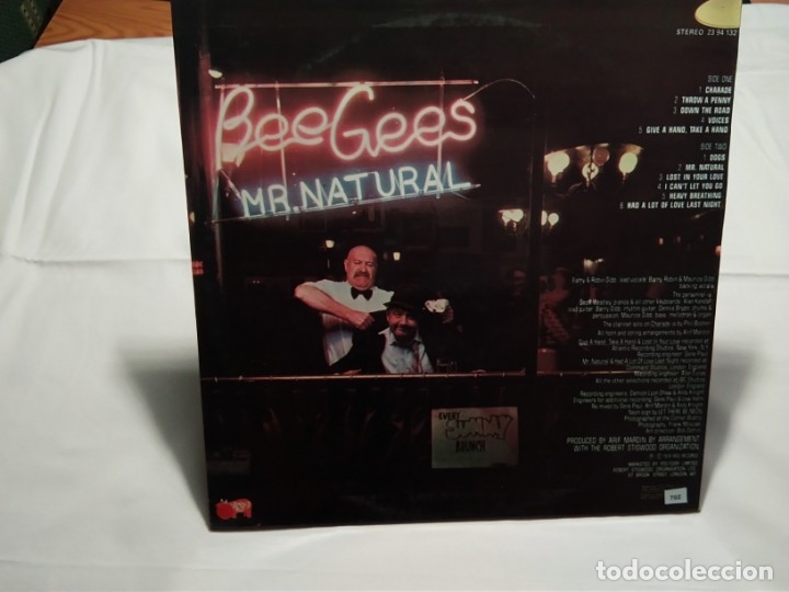 Discos de vinilo: LP &ndash; BEE GEES &ndash; Mr. Natural - Foto 2